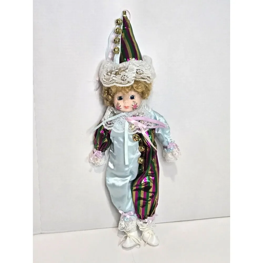 Vintage Porcelain Clown Doll | 15